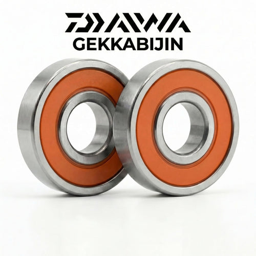 RL - Angelrollentuning - EDGE Spulenlager Set für Daiwa Gekkabijin - GEKKABIJIN 21 - Mit Abdeckung - 