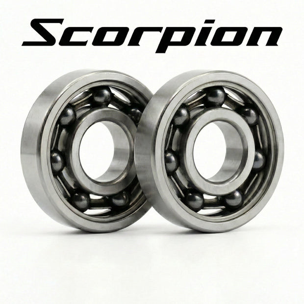 RL - Angelrollentuning - EDGE Spulenlager Set für Shimano Scorpion - SCORPION 24 MD 201 - Offen (ohne Abdeckung) - 