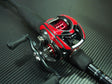 Aufkleber-Kit Daiwa Steez-Aufkleber-Wanees-Rot-Carbon (Kurbel Links)-RL-Angelrollentuning