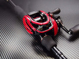 Aufkleber-Kit Shimano Aldebaran-Aufkleber-Wanees-Rot-Carbon (Kurbel Links)-RL-Angelrollentuning