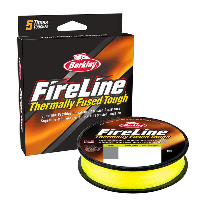 Berkley FireLine® Fused Original-Geflochtene Angelschnur-Berkley-Grün-10.7 kg-RL-Angelrollentuning