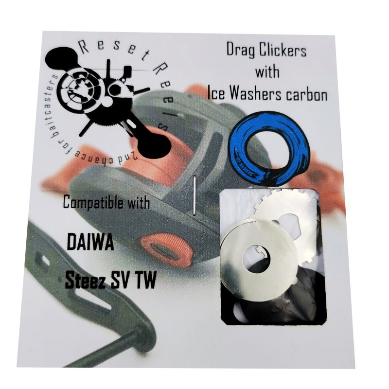 CLICKER DRAG FOR Daiwa Steez series Baitcasting Reels Tuning Washers Kit  £34.07 - PicClick UK