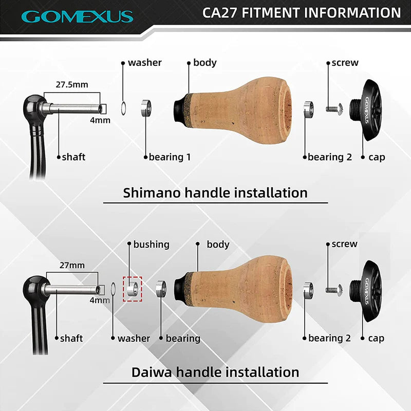 Gomexus 27mm Cork Knob