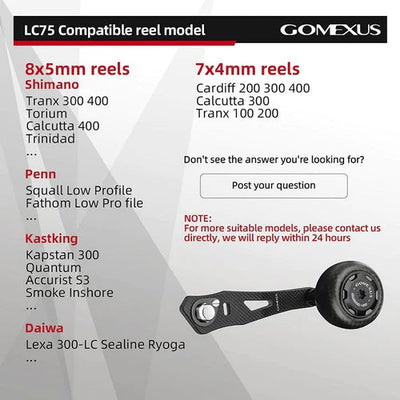 Gomexus vev 110 mm handtag med 27 mm TPE-knoppar (7x4 mm)