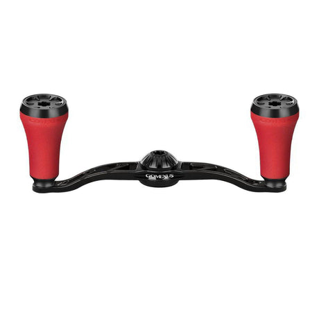 Gomexus Crank 100mm Handle mit 20 mm TPE Knobs (7x4mm)-Handle-Gomexus-Schwarz | Rot-RL-Angelrollentuning