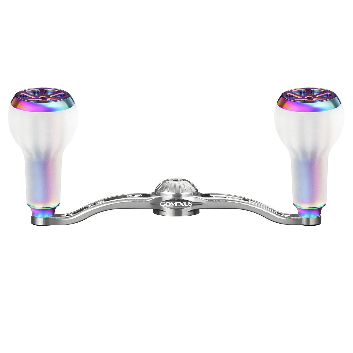 Gomexus Crank 100mm Handle mit 27 mm Aurora TPE Knobs (7x4mm)-Handle-Gomexus-RL-Angelrollentuning