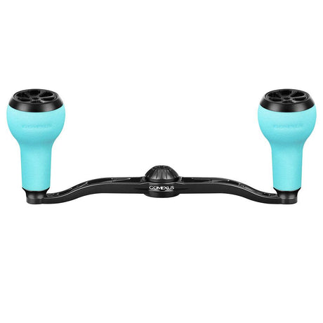 Gomexus Crank 100mm Handle mit 27 mm TPE Knobs (7x4mm)-Handle-Gomexus-Schwarz | Blau-RL-Angelrollentuning