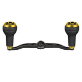 Gomexus Crank 100mm Handle mit 27 mm TPE Knobs (7x4mm)-Handle-Gomexus-Schwarz | Gold-RL-Angelrollentuning