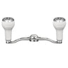 Gomexus Crank 100mm Silver Handle mit 27 mm TPE Knobs (7x4mm)-Handle-Gomexus-Silber | Weiß-RL-Angelrollentuning