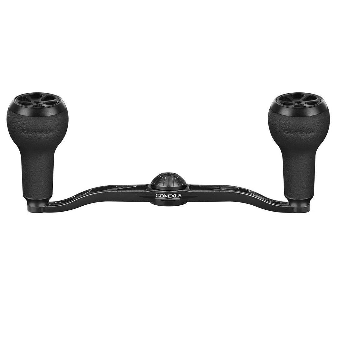 Gomexus Crank 110mm Handle mit 27 mm TPE Knobs (7x4mm)-Handle-Gomexus-Schwarz-RL-Angelrollentuning