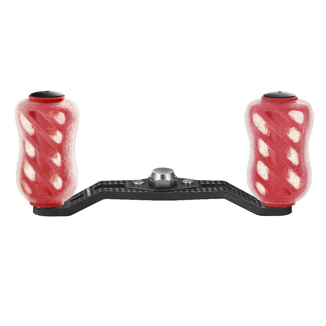 Gomexus Crank 95mm Carbon Handle mit 20mm Finesse Touch Knobs (7x4mm)-Handle-Gomexus-Rot-RL-Angelrollentuning