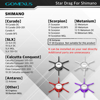 Gomexus Sternbremse 60 mm | Shimano