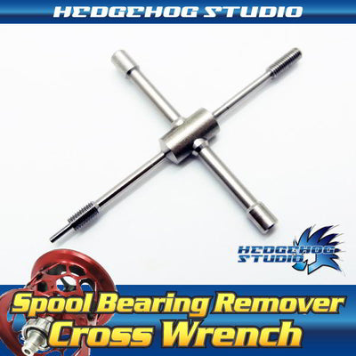 Kreuzschlüssel für Spool Bearing Pin Remover Type R | Ersatzteil-Werkzeug-Hedgehog Studio-RL-Angelrollentuning