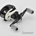 RL - Angelrollentuning - Gomexus Baitcasting Aluminium 100mm Handle mit 20mm Finesse Touch Knobs (8x5mm) - Handle - Schwarz - 100 mm - 