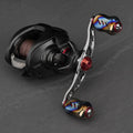 Gomexus Galaxy 100mm Handle mit 22 mm Titanium Flame Knobs (8x5mm)-Handle-Gomexus-RL-Angelrollentuning
