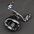 Gomexus Galaxy 100mm Handle mit 22 mm Titanium Flame Knobs (8x5mm)-Handle-Gomexus-RL-Angelrollentuning