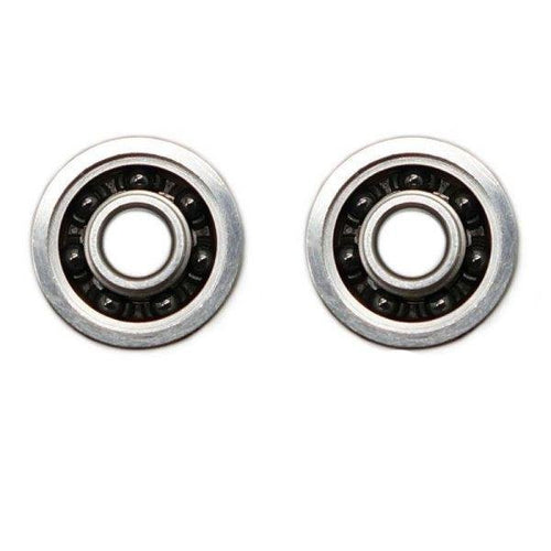 Zwei Hedgehog Studio „Kattobi“ Keramik-Kugellager (Shimano 1030 & 1030 Air HD) werden nebeneinander auf weißem Hintergrund angezeigt – perfekt für Ihr Kugellager-Tuning-Kit oder Ihr Baitcasterrollen-Upgrade.