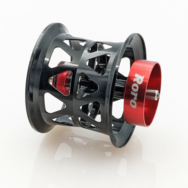 RL - Angelrollentuning - BFS Titanium Spule AX27 | Alphas SV 103/105 | Megabass | Lauda | Zonda - Spule - Schwarz - 