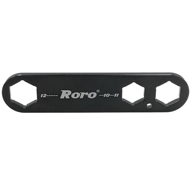 Roro Trust Wrench | Lock Nut Schlüssel-Werkzeug-Roro Lure-Schwarz-Aluminium-RL-Angelrollentuning