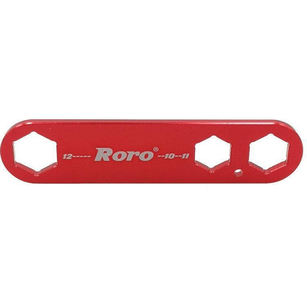 Roro Trust Wrench | Lock Nut Schlüssel-Werkzeug-Roro Lure-Rot-Aluminium-RL-Angelrollentuning