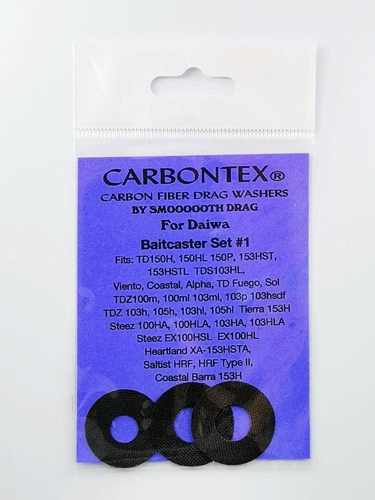 RL - Angelrollentuning - Bremsscheiben Carbontex | Daiwa Baitcasterrolle - Set C - 