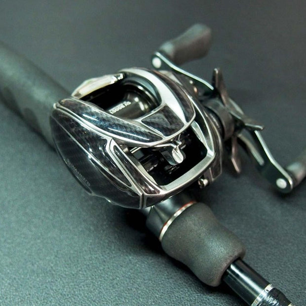 Aufkleber-Kit Daiwa Zillion-Aufkleber-Wanees-Schwarz-Carbon (Kurbel Links)-RL-Angelrollentuning