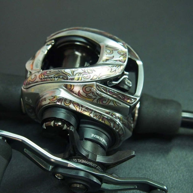 Aufkleber-Kit Daiwa Zillion-Aufkleber-Wanees-Leaf Gradation (Kurbel Links)-RL-Angelrollentuning