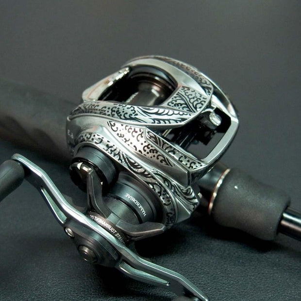 Aufkleber-Kit Daiwa Zillion-Aufkleber-Wanees-Namitatewaku (Kurbel Links)-RL-Angelrollentuning